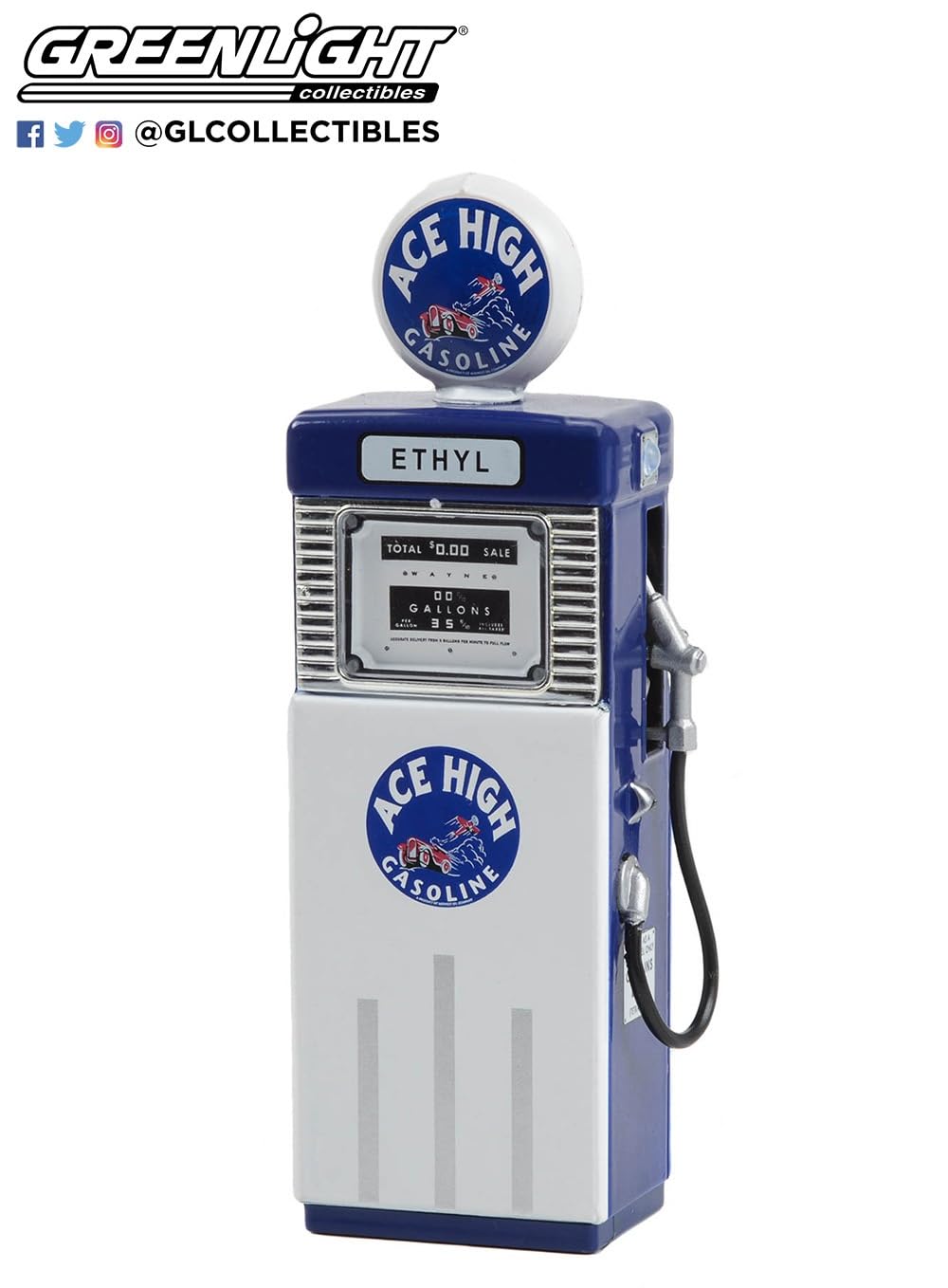 Greenlight 14140-B Vintage Gas Pumps Series 14-1951 Wayne